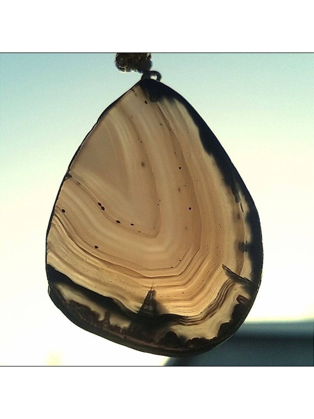 gray Agate necklace